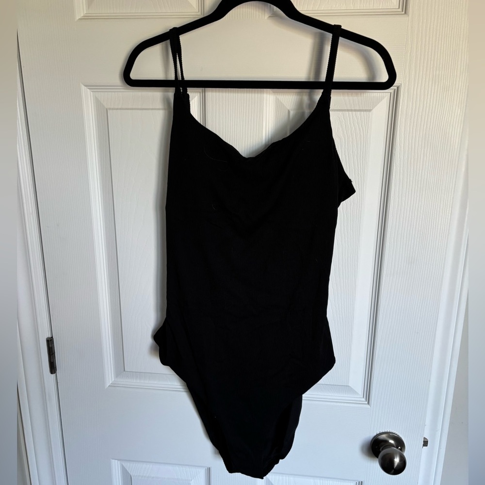 Black One Piece Bathing Suit